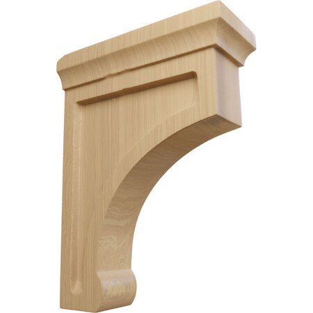 Ekena Millwork 2 1/2"W x 6"D x 8"H Medium Gomez Wood Bracket, Cherry BKTW02X06X08GOCH
